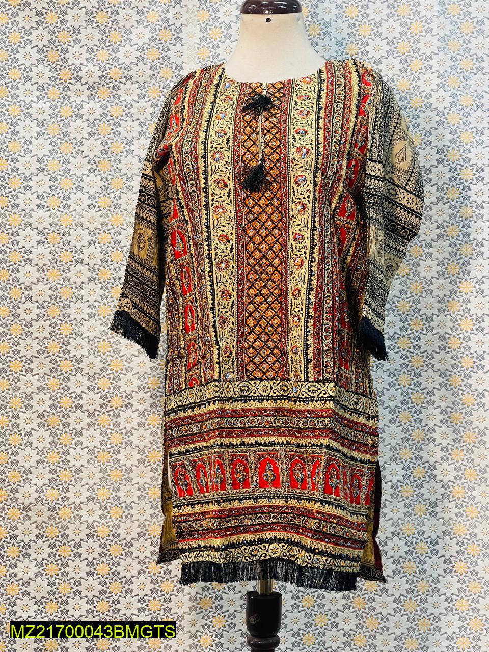 Embroidered Linen Stylisih Shirt 