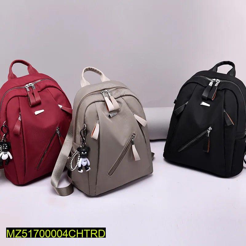 Nylon Backpack for Girls – Lightweight Stylish School & Travel Bag with Secure Design